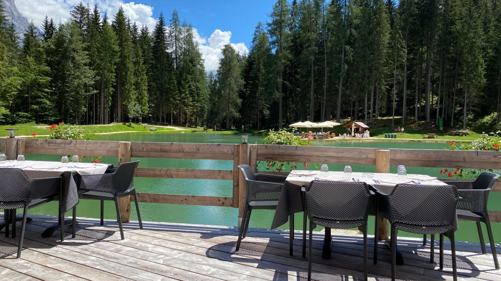 Metal Fence + Outdoor Patio